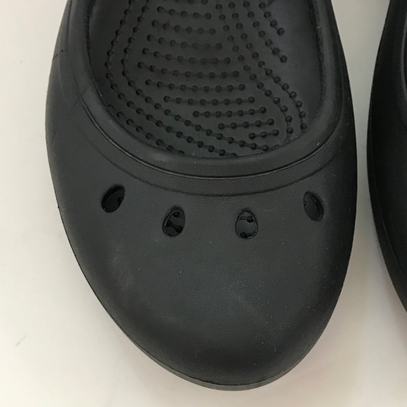 CROCS Kadee Ballet Flats Black Slip On Flats Women’s Size 9 - Picture 6 of 15